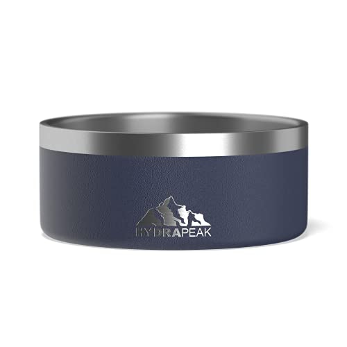 Foto 2 pulgar | Cuenco Para Perros Hydrapeak Antideslizante De Acero Inoxidable, 1 L (azul Marino) - Venta Internacional.