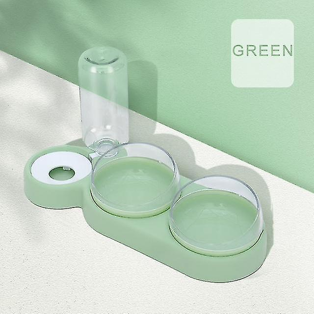 Foto 2 pulgar | Cuencos Dispensadores De Comida Con Diseño Inclinable Y Elevado Para Mascotas, Perros Y Gatos - Venta Internacional.