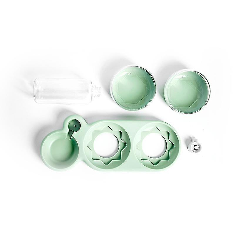 Foto 5 pulgar | Cuencos Dispensadores De Comida Con Diseño Inclinable Y Elevado Para Mascotas, Perros Y Gatos - Venta Internacional.