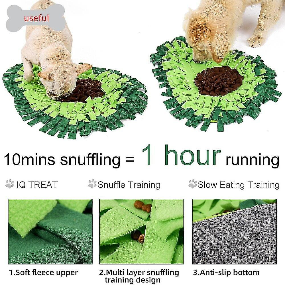 Foto 5 pulgar | Alfombrilla Snuffle Mat Huoguo, Diseño De Aguacate, Para Adiestramiento De Perros Y Gatos - Venta Internacional.