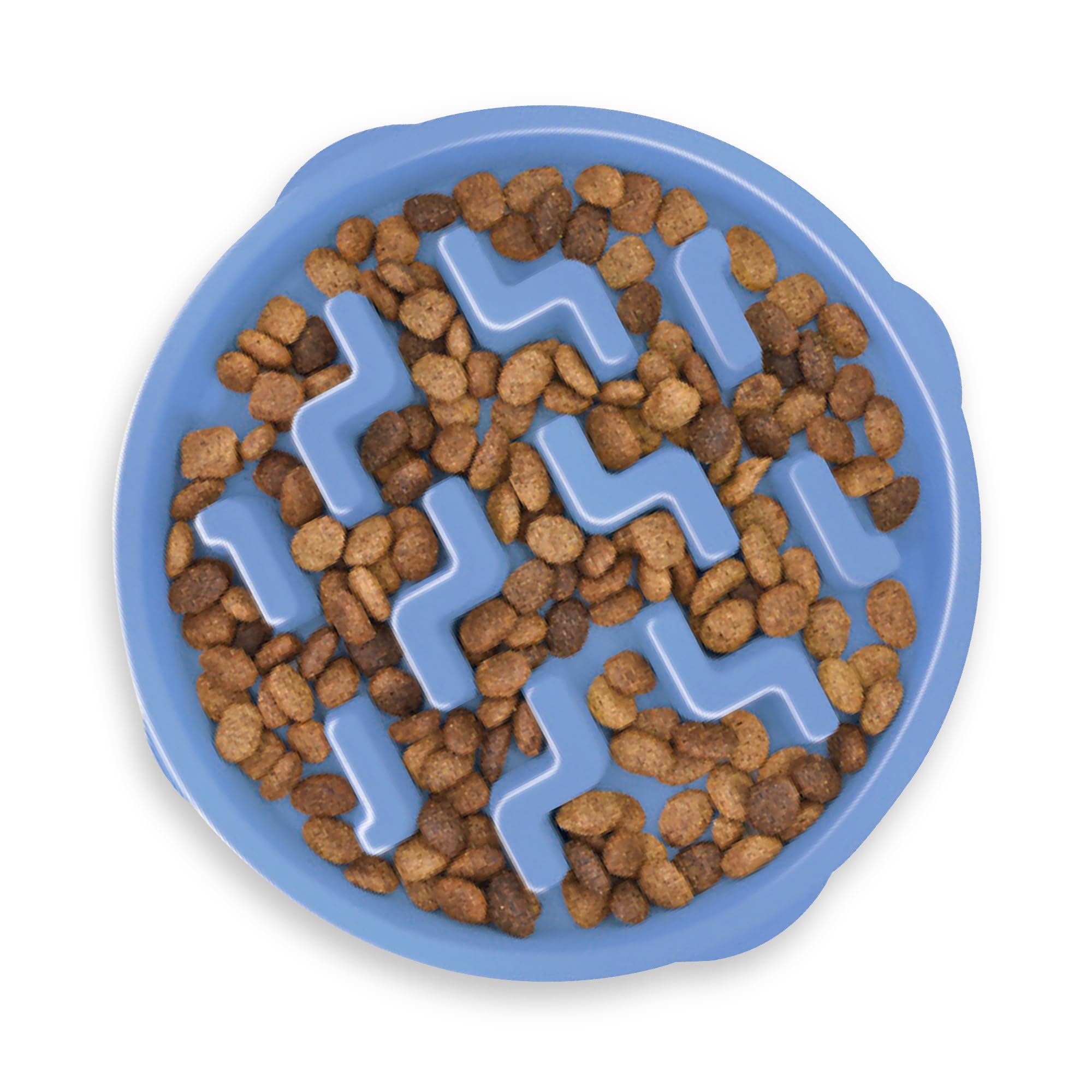 Foto 2 pulgar | Dog Bowl Outward Hound Fun Feeder Slo Bowl, Alimentador Lento, Azul - Venta Internacional.