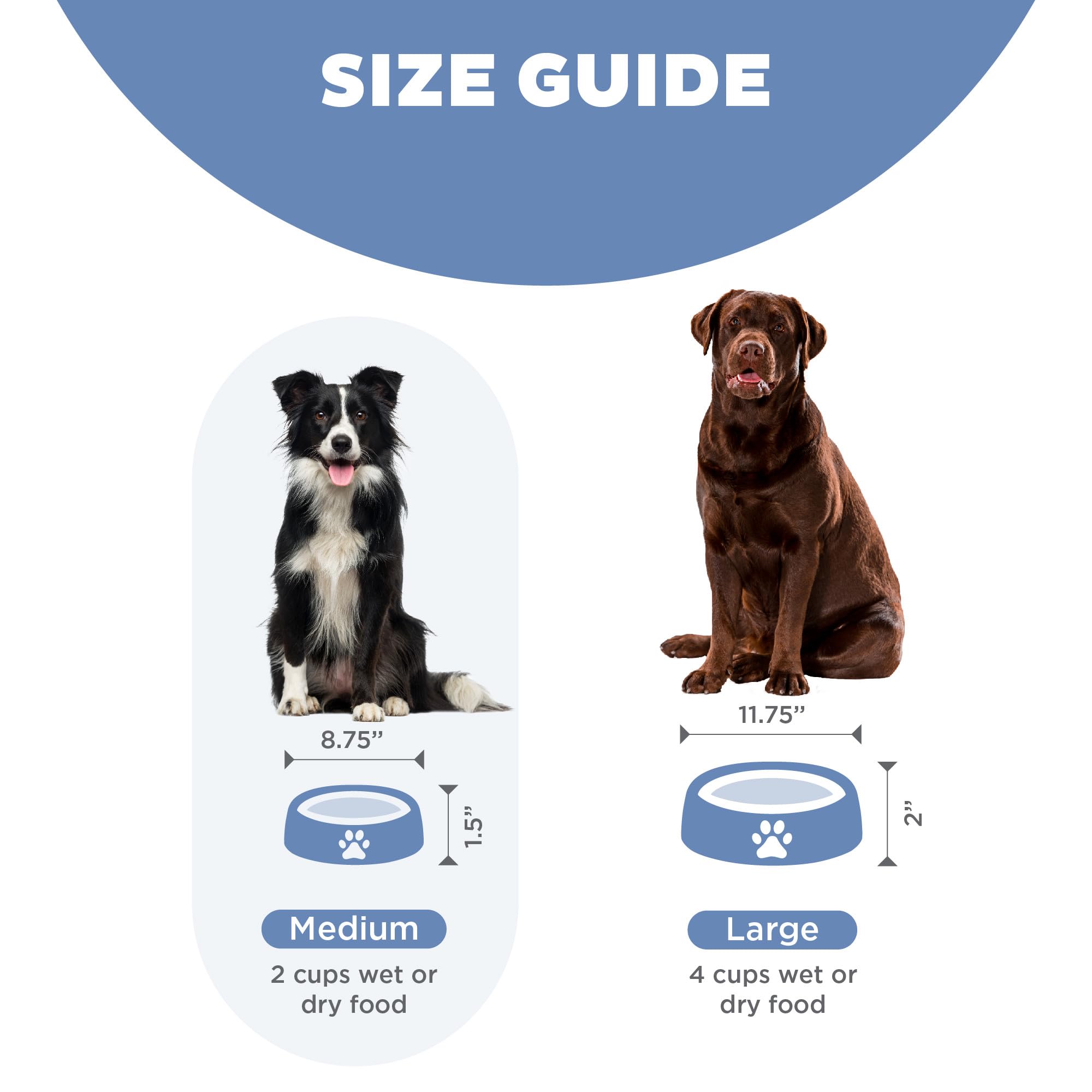 Foto 5 pulgar | Dog Bowl Outward Hound Fun Feeder Slo Bowl, Alimentador Lento, Azul - Venta Internacional.