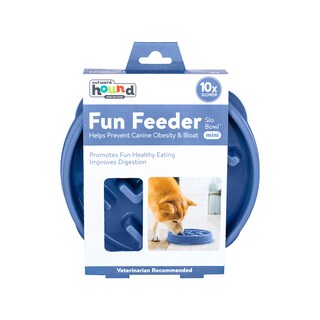 Foto 6 | Dog Bowl Outward Hound Fun Feeder Slo Bowl, Alimentador Lento, Azul - Venta Internacional.