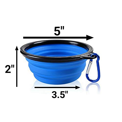 Foto 3 pulgar | Cuencos Plegables Para Perros Mr. Peanut, Juego De 3 Colores, Plato - Venta Internacional.