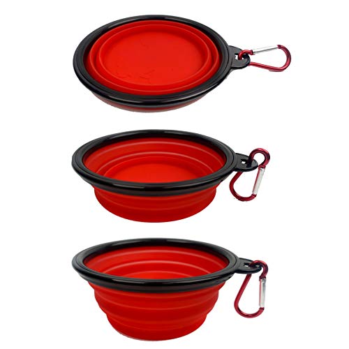 Foto 4 pulgar | Cuencos Plegables Para Perros Mr. Peanut, Juego De 3 Colores, Plato - Venta Internacional.