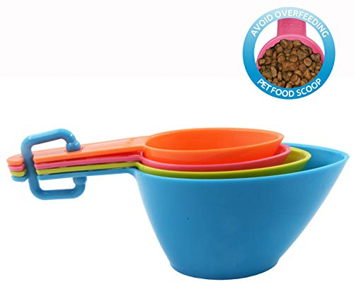 Foto 5 pulgar | Juego De Cucharas Para Comida Para Mascotas Hinmay, Vasos Medidores De Plástico Para Mascotas - Venta Internacional.