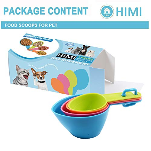 Foto 6 pulgar | Juego De Cucharas Para Comida Para Mascotas Hinmay, Vasos Medidores De Plástico Para Mascotas - Venta Internacional.
