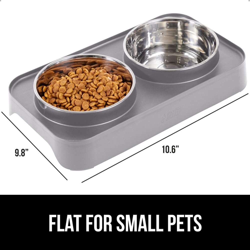 Foto 7 | Comedero Elevado Para Perros Gorilla Grip Ajustable, Gris - Venta Internacional.