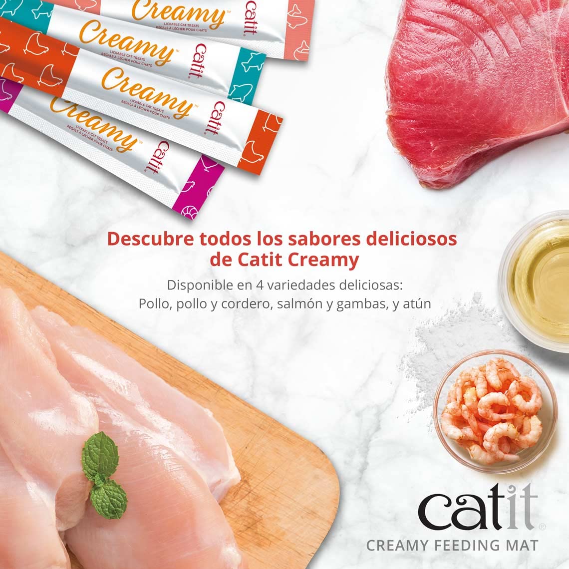 Foto 6 pulgar | Alimento Para Gatos Catit, Cremoso Y Lamible, Con Forma De Pez - Venta Internacional.