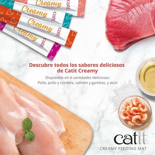 Foto 5 | Alimento Para Gatos Catit, Cremoso Y Lamible, Con Forma De Pez - Venta Internacional.
