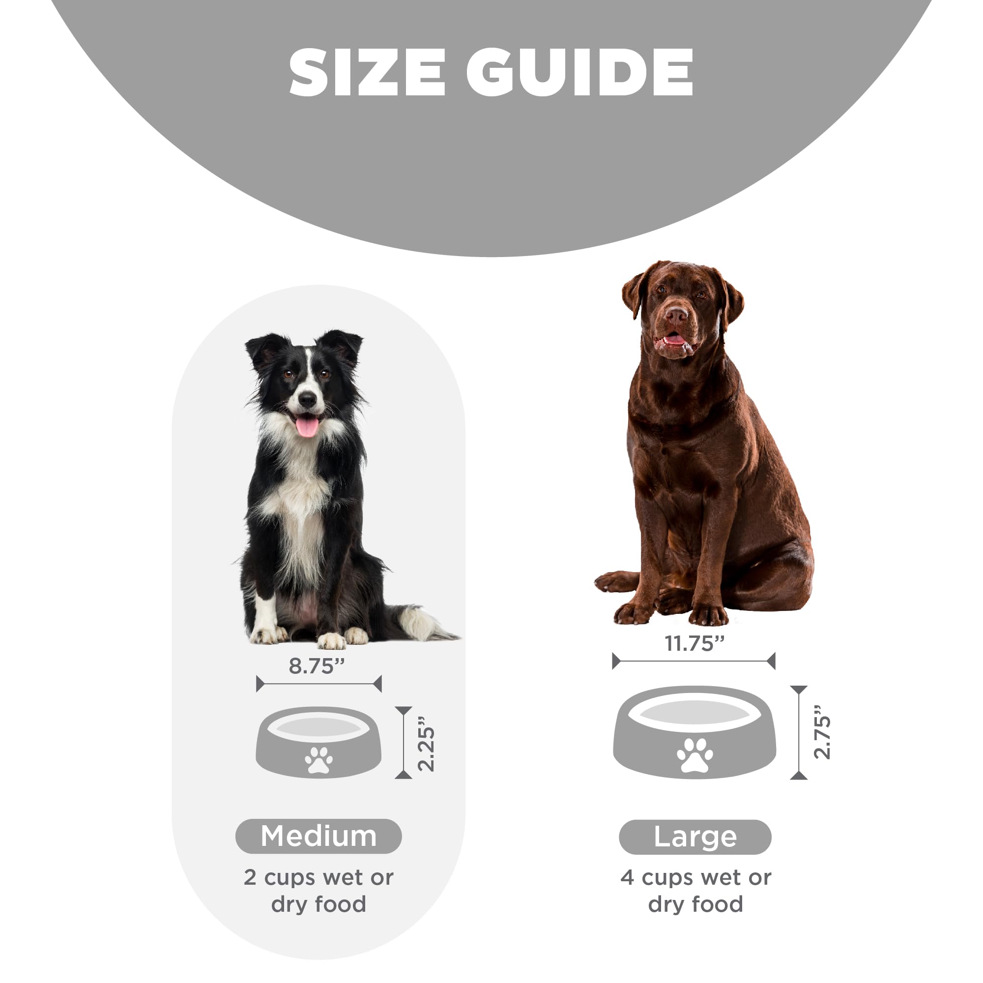 Foto 6 pulgar | Plato para Perros Slow Feeder Outward Hound Fun Gris - Venta Internacional