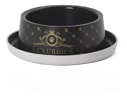 Foto 1 | Plato Perro Gato Anti-hormiga Moderna Luxury 350ml Negro