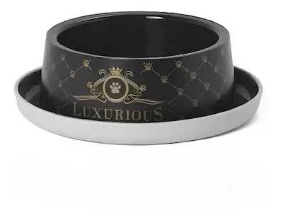 Foto 1 | Plato Perro Gato Anti-hormiga Moderna Luxury 350ml Negro