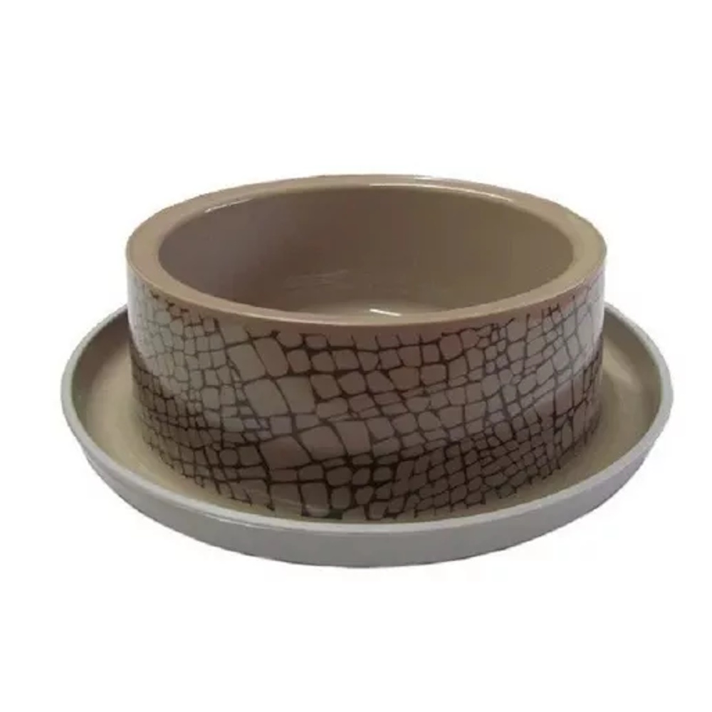 Plato Mascota Perro Gato Anti-hormiga Moderna Wild Life 735m