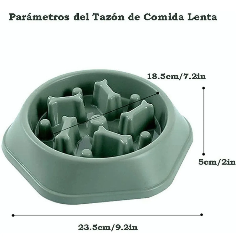 Foto 3 pulgar | Plato Xtellar De Alimentación Lenta Para Perro Color Verde