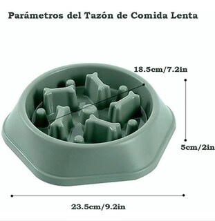 Foto 2 | Plato Xtellar De Alimentación Lenta Para Perro Color Verde