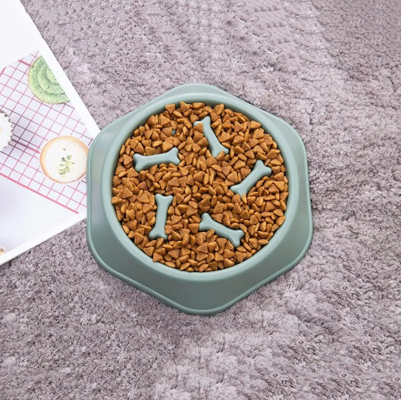 Foto 5 pulgar | Plato Xtellar De Alimentación Lenta Para Perro Color Verde