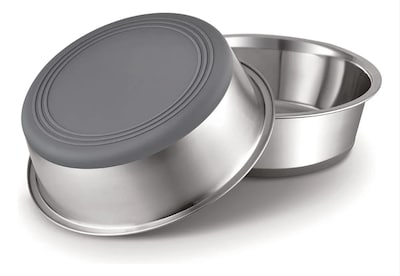 Foto 1 | Set De 2 Tazónes Xtellar Para Perro 1.8l Color Plateado