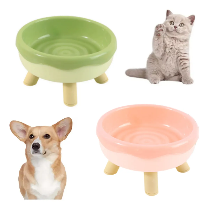 Foto 1 | Comedero Xtellar Elevado De 2 Piezas Para Mascotas Color Verde Y Rosa