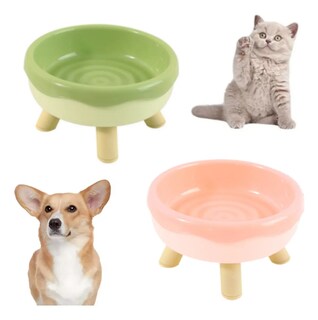 Foto 1 | Comedero Xtellar Elevado De 2 Piezas Para Mascotas Color Verde Y Rosa