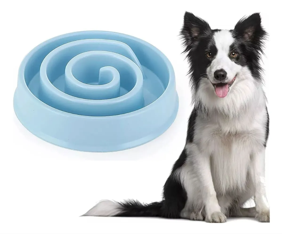Foto 2 pulgar | Plato Entrenador Xtellar Para Perro De Alimentación Lenta Color Azul
