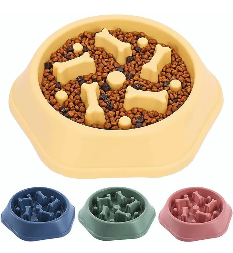 Foto 2 pulgar | Plato Xtellar De Alimentación Lenta Para Perro Color Rosa