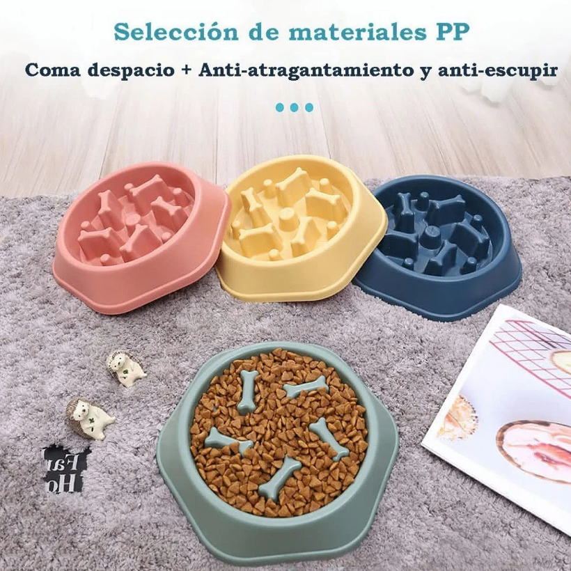 Foto 3 pulgar | Plato Xtellar De Alimentación Lenta Para Perro Color Rosa