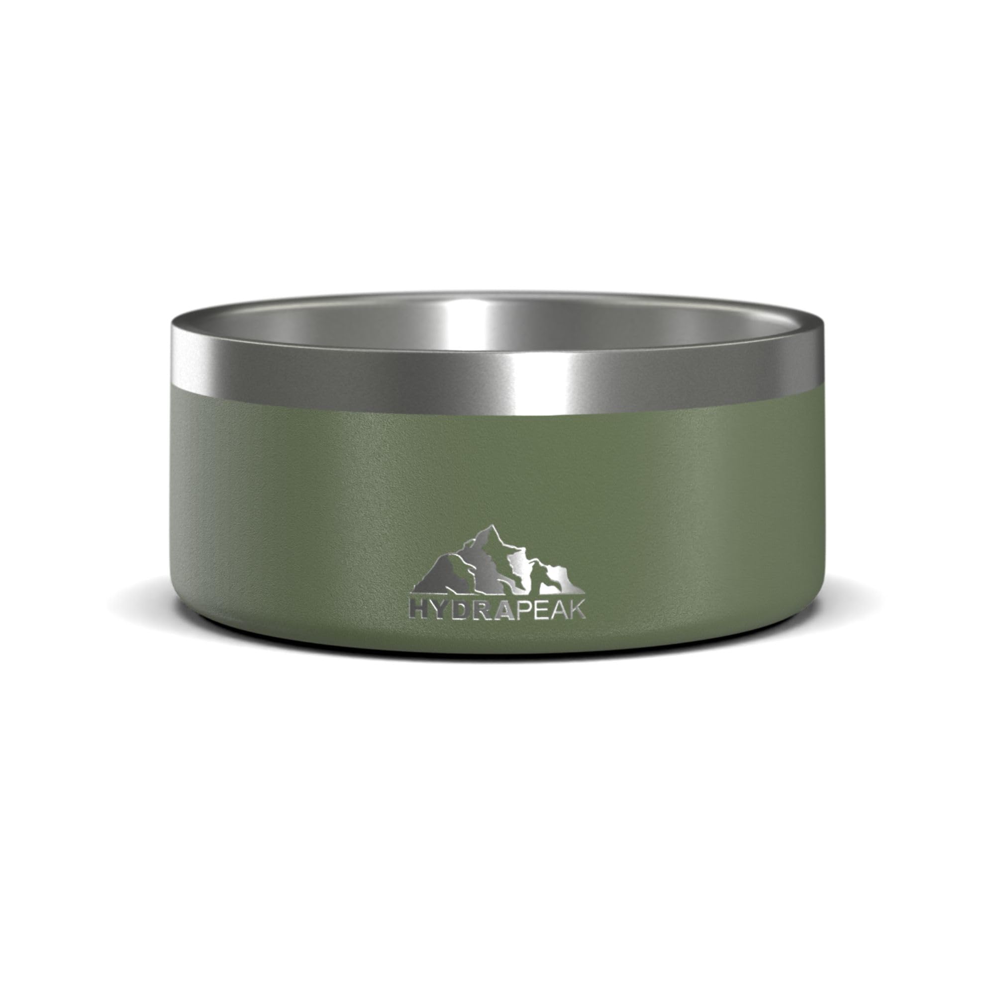 Cuenco Para Perros Hydrapeak De Acero Inoxidable, Antideslizante, 950 Ml/1,9 L, Color Salvia - Venta Internacional.