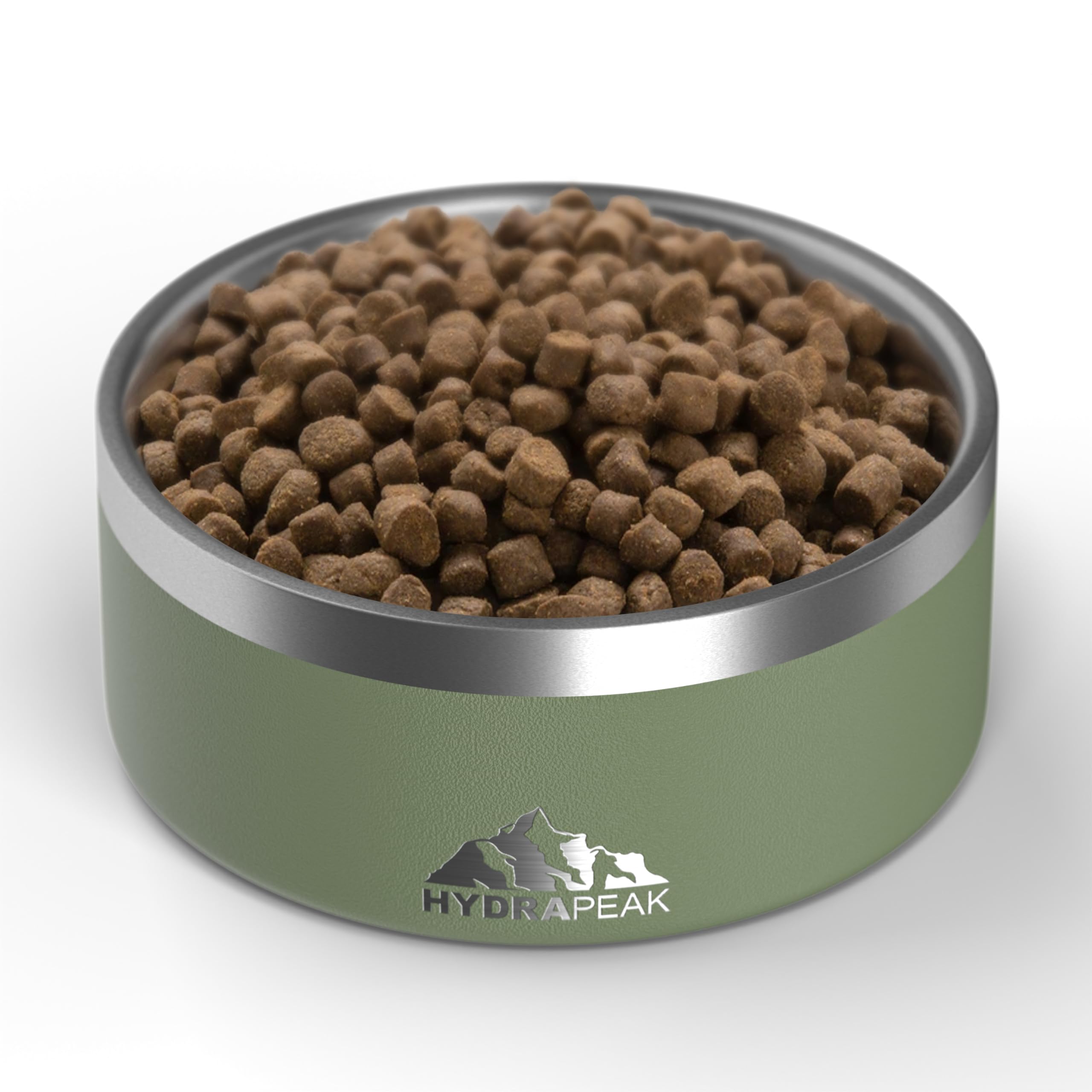 Foto 3 pulgar | Cuenco Para Perros Hydrapeak De Acero Inoxidable, Antideslizante, 950 Ml/1,9 L, Color Salvia - Venta Internacional.