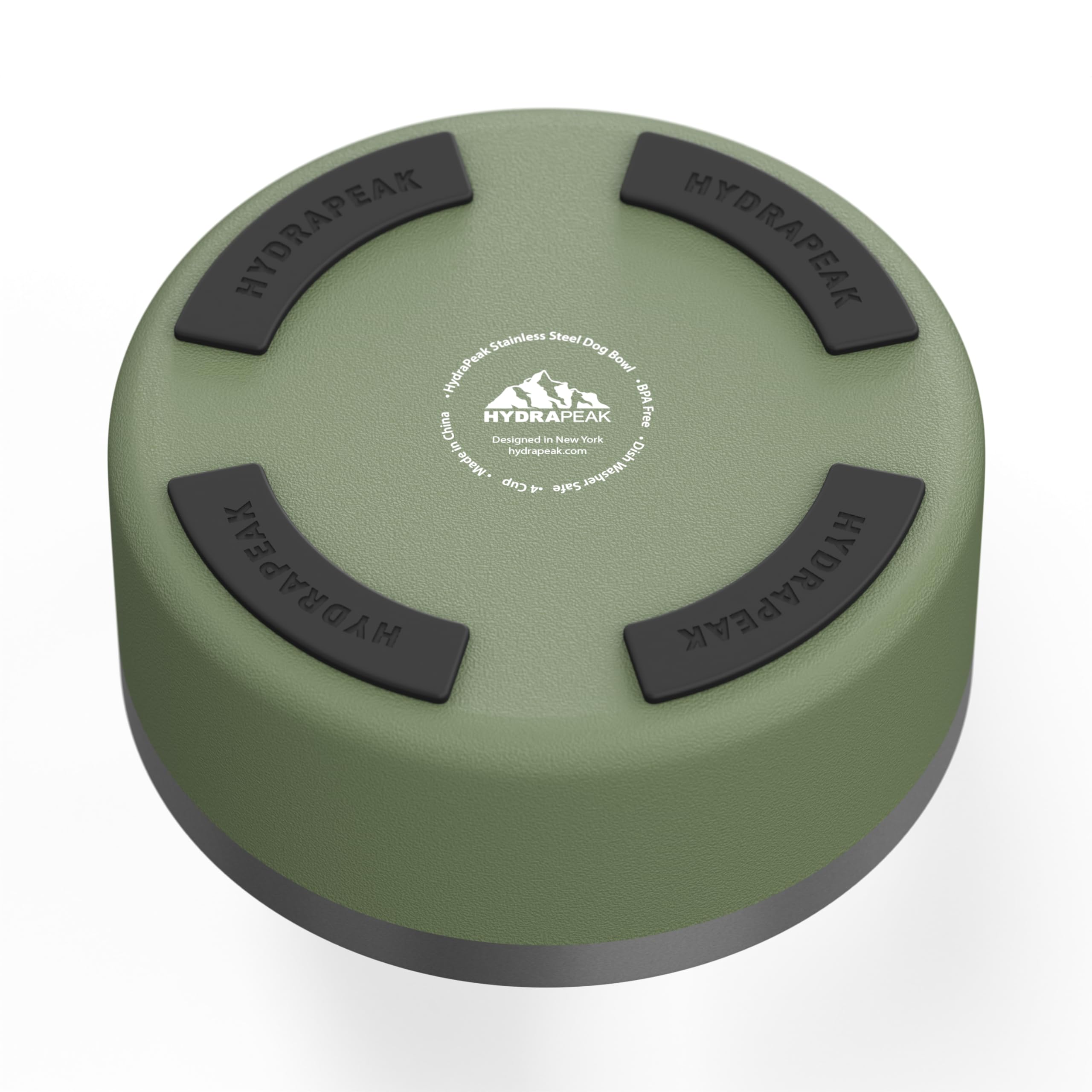 Foto 4 pulgar | Cuenco Para Perros Hydrapeak De Acero Inoxidable, Antideslizante, 950 Ml/1,9 L, Color Salvia - Venta Internacional.