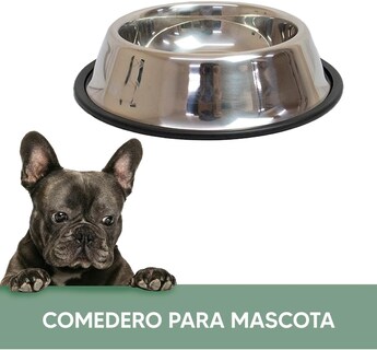 Foto 3 | Comedero Antiderrape Para Mascotas Jauz Color Aluminio