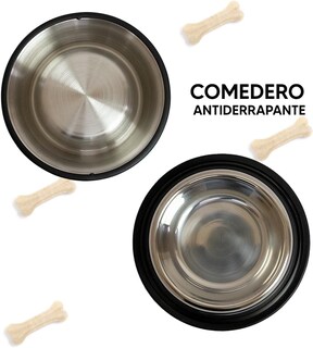 Foto 4 | Comedero Antiderrape Para Mascotas Jauz Color Aluminio