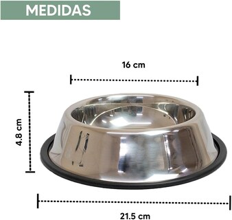 Foto 5 | Comedero Antiderrape Para Mascotas Jauz Color Aluminio