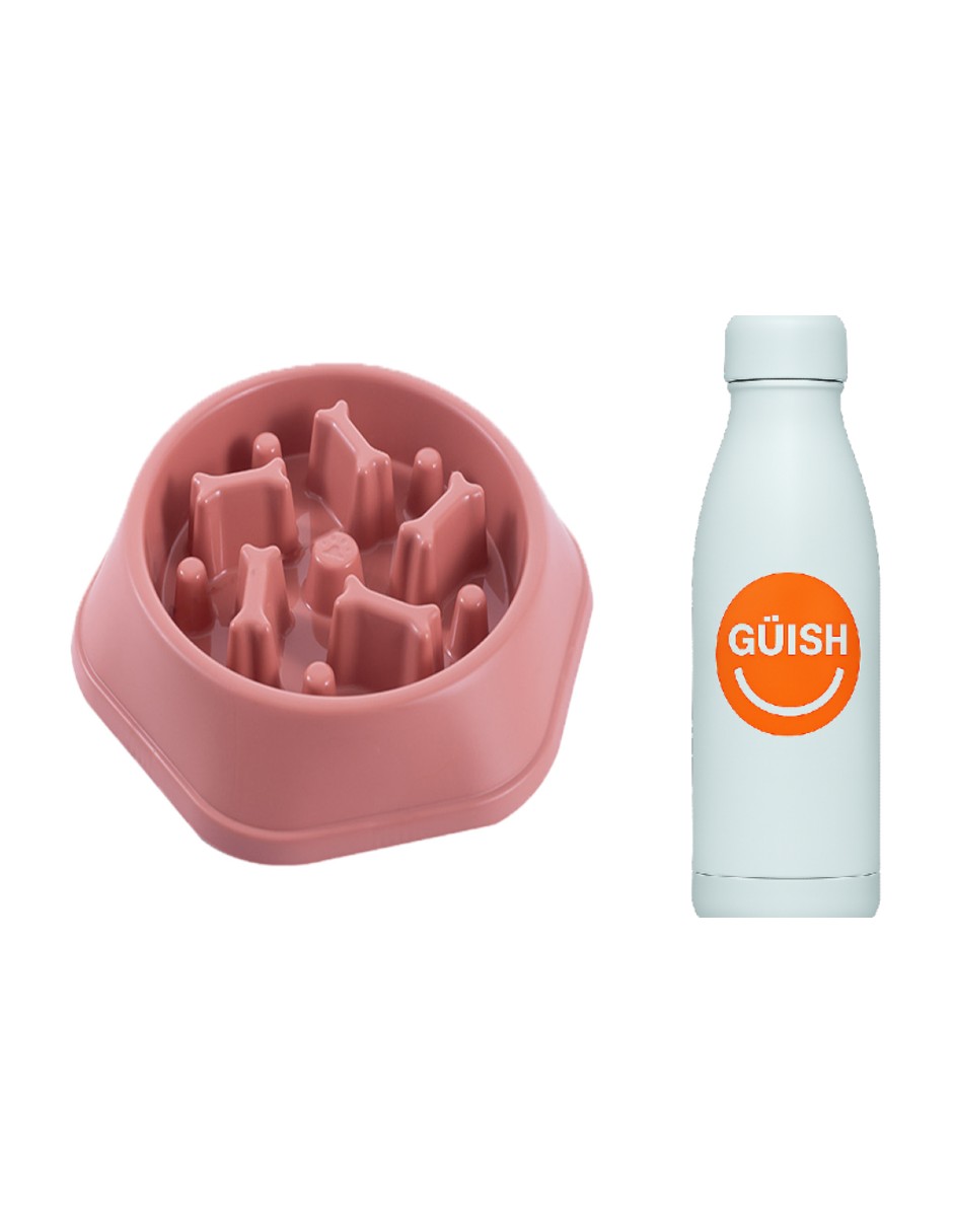 Foto 2 pulgar | Plato De Alimentación Lenta Para Mascota + Gratis Termo Güish De Regalo