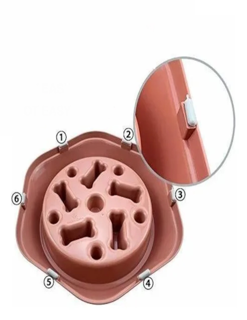 Foto 5 pulgar | Plato De Alimentación Lenta Para Mascota + Gratis Termo Güish De Regalo