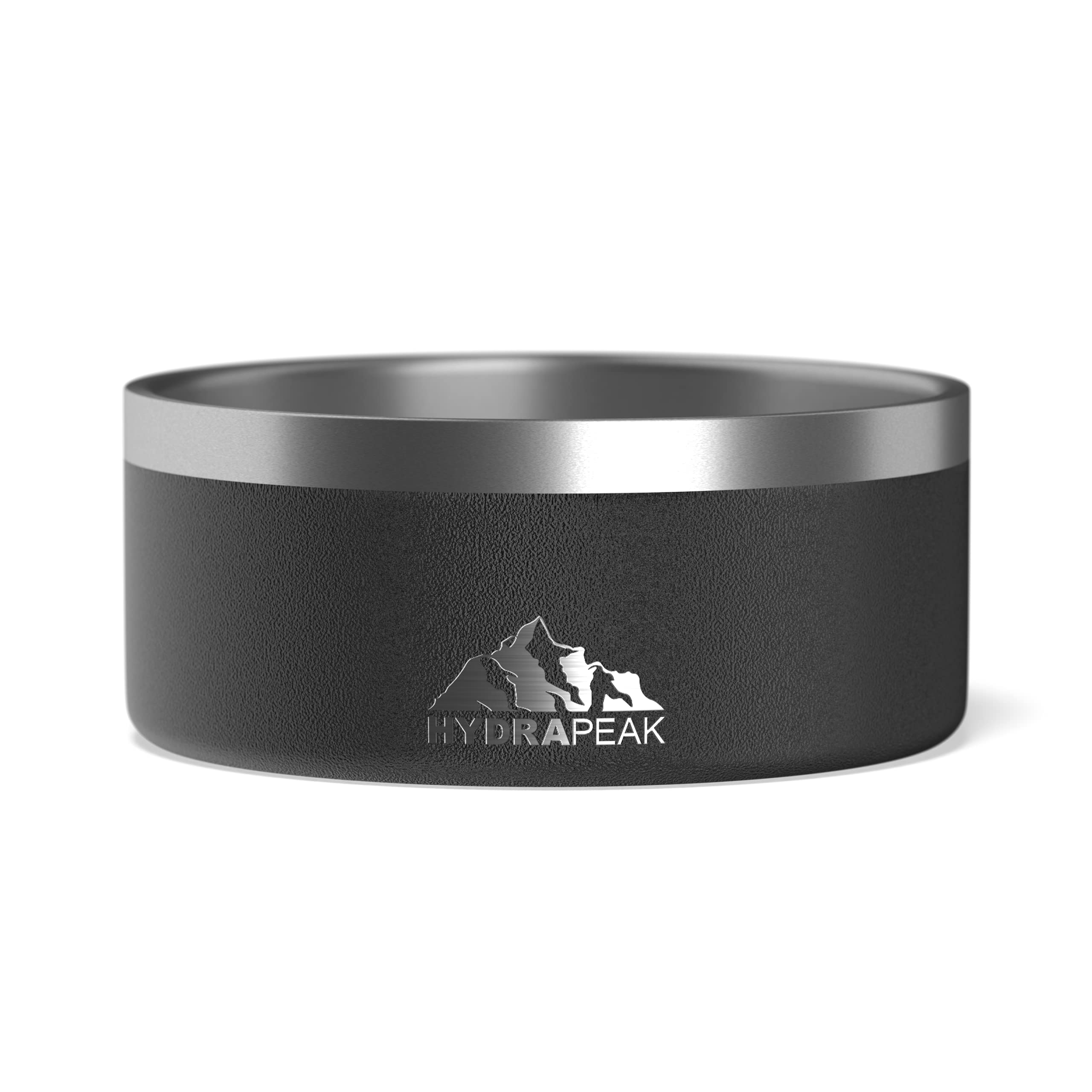 Foto 2 pulgar | Cuenco Para Perros Hydrapeak De Acero Inoxidable Antideslizante, 950 Ml, 1,9 L, Negro - Venta Internacional.