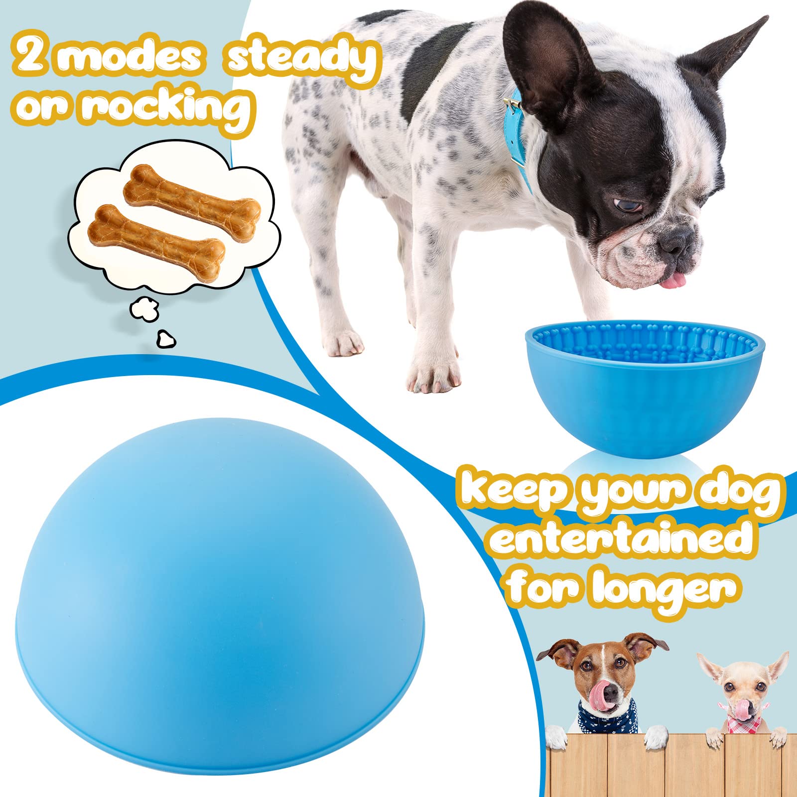 Foto 3 | Dog Enrichment Lick Bowls Patelai, Silicona, Alimentación Lenta, 2 Unidades - Venta Internacional.
