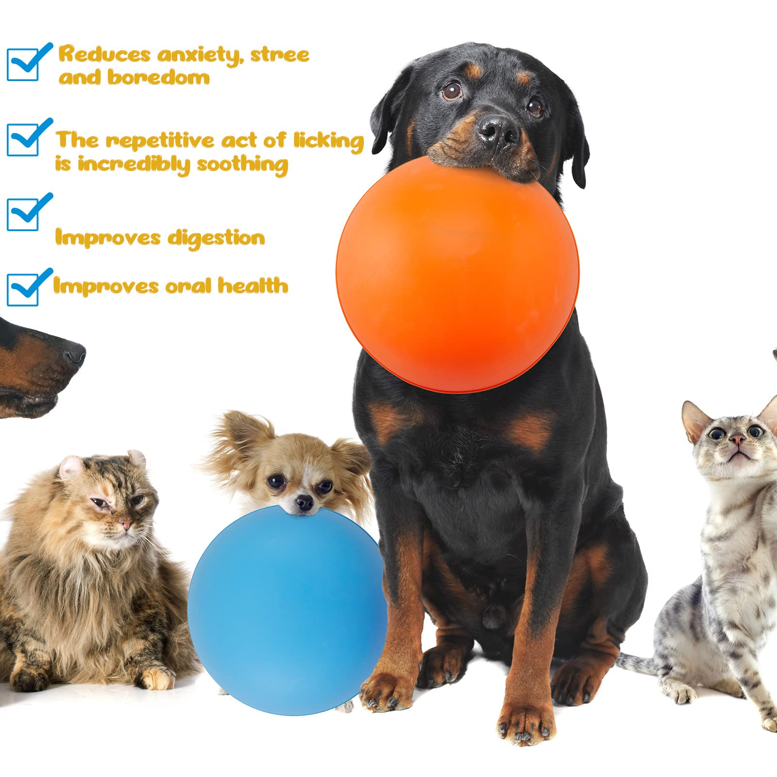 Foto 4 | Dog Enrichment Lick Bowls Patelai, Silicona, Alimentación Lenta, 2 Unidades - Venta Internacional.