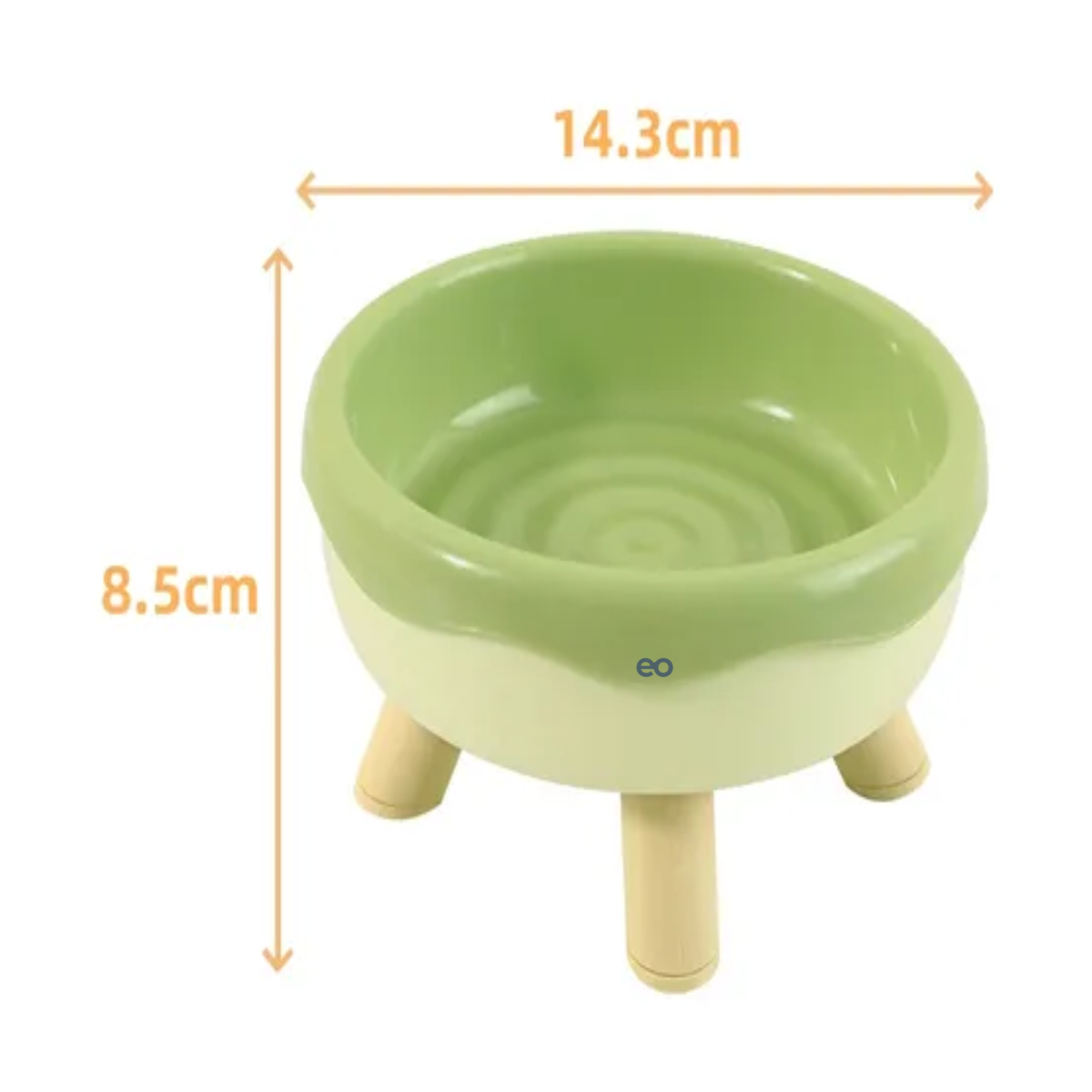 Foto 3 pulgar | 2pz Comedero Elevado Para Mascotas De Gran Diámetro Eo Safe Imports Esi-19562 Multicolor