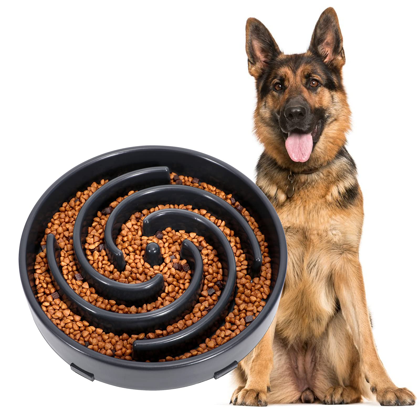 Foto 2 pulgar | Comedero Lento Jasgood Para Perros Grandes Y Medianos De 750 Ml De Capacidad - Venta Internacional.