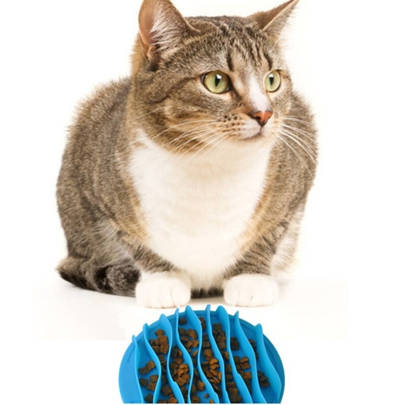 Foto 4 | Alfombrilla Slow Feeder Para Perros Y Gatos De Silicona Sanlin Beans - Venta Internacional.