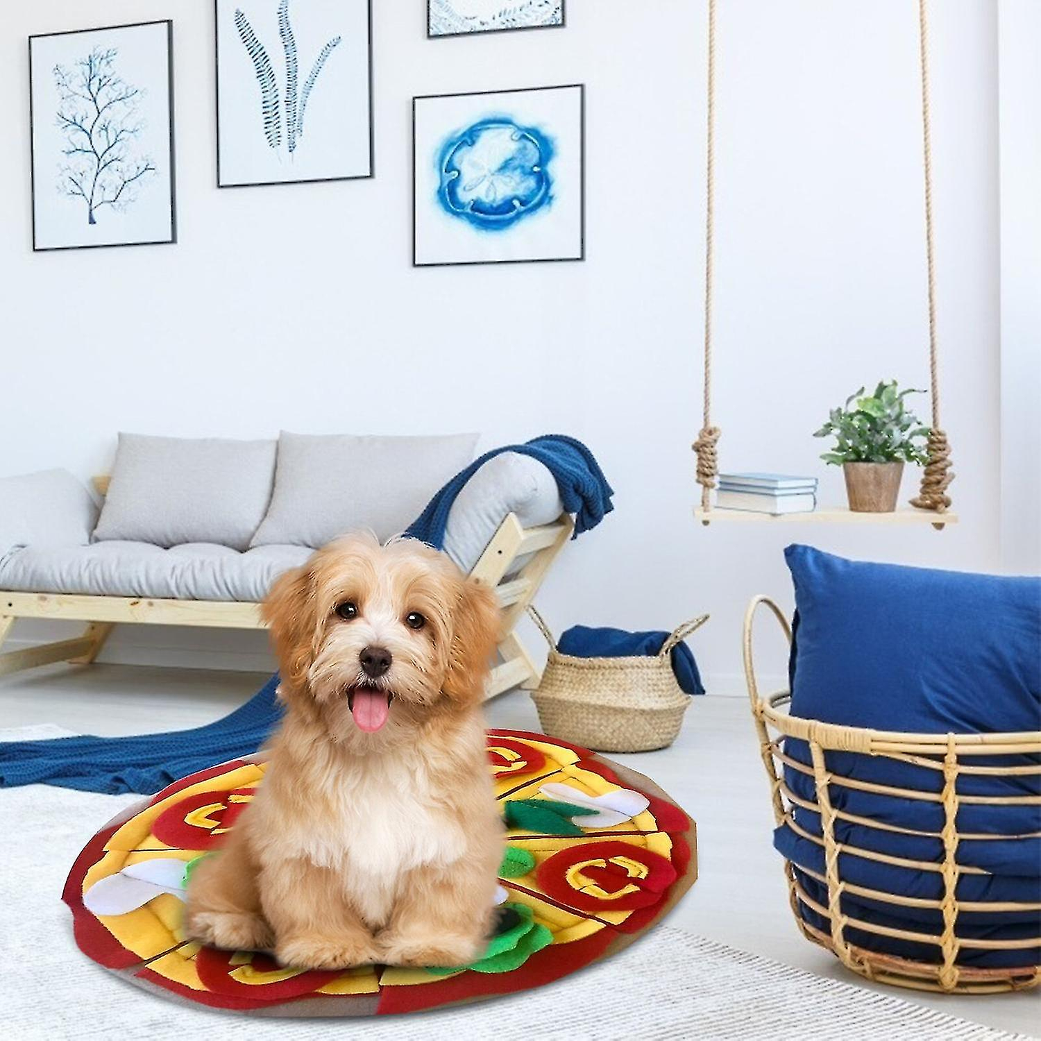 Foto 4 pulgar | Alfombrilla Para Gatos Y Perros Snuffle Slow Feeding, Lavable - Venta Internacional.