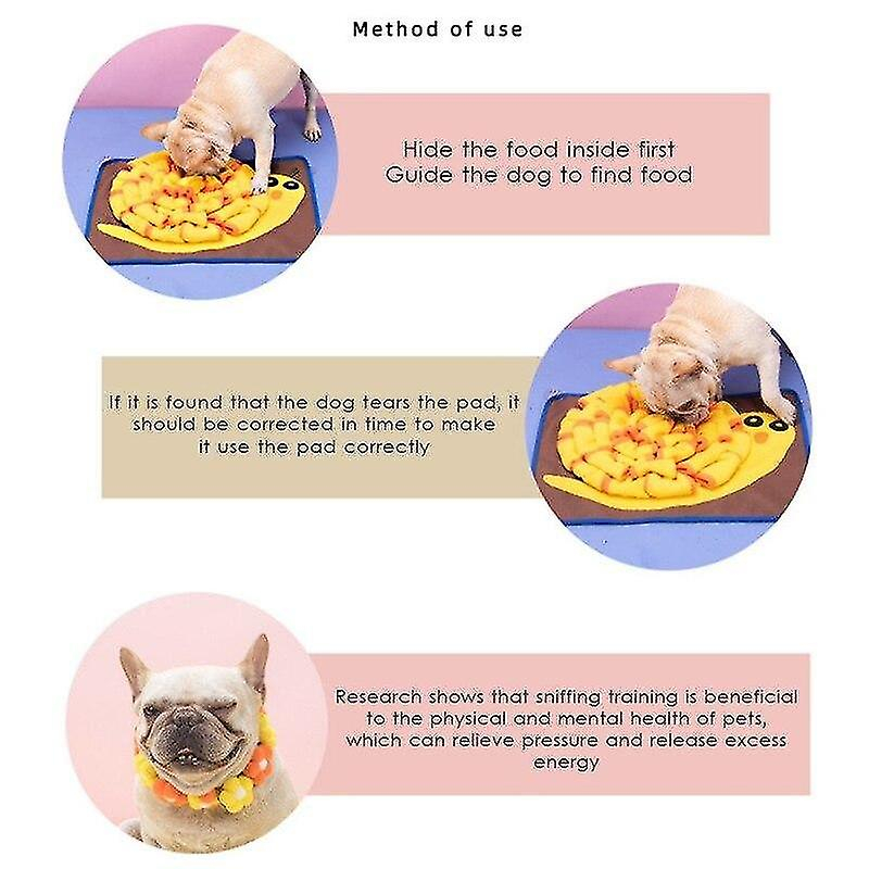 Foto 5 pulgar | Alfombrilla Para Oler Perros, Juguete, Juego De Alimentación Interactivo - Venta Internacional.