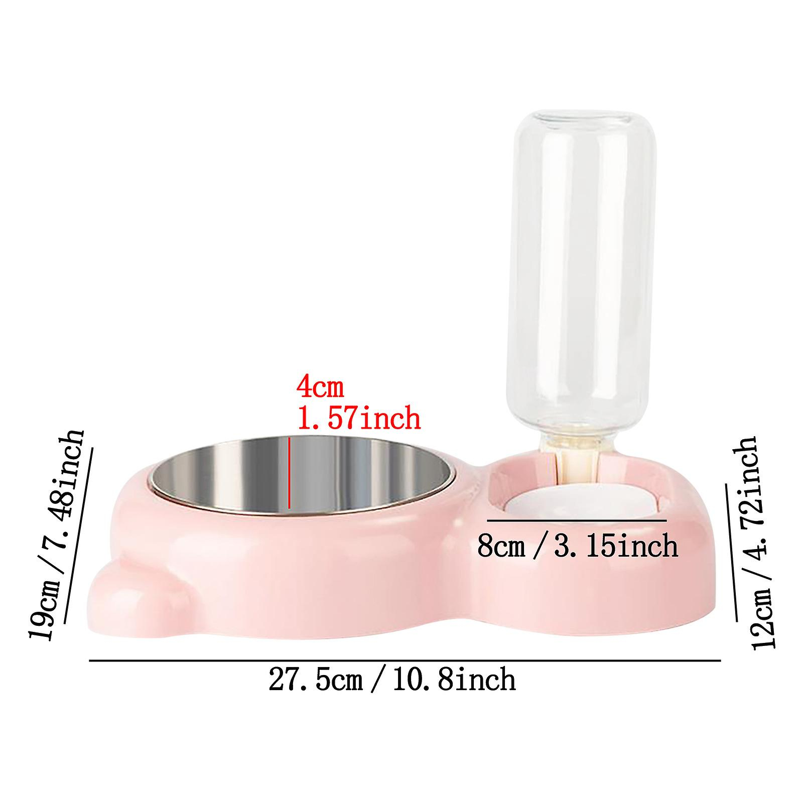 Foto 4 pulgar | Cuenco Para Mascotas De Acero Inoxidable Multifuncional Para Perros Y Gatos - Venta Internacional.