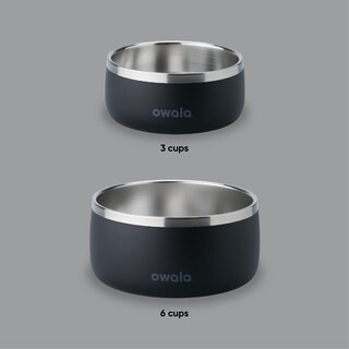 Foto 3 | Cuenco Para Mascotas Owala, De Acero Inoxidable Duradero, 700 Ml, Para Perros Y Gatos - Venta Internacional.