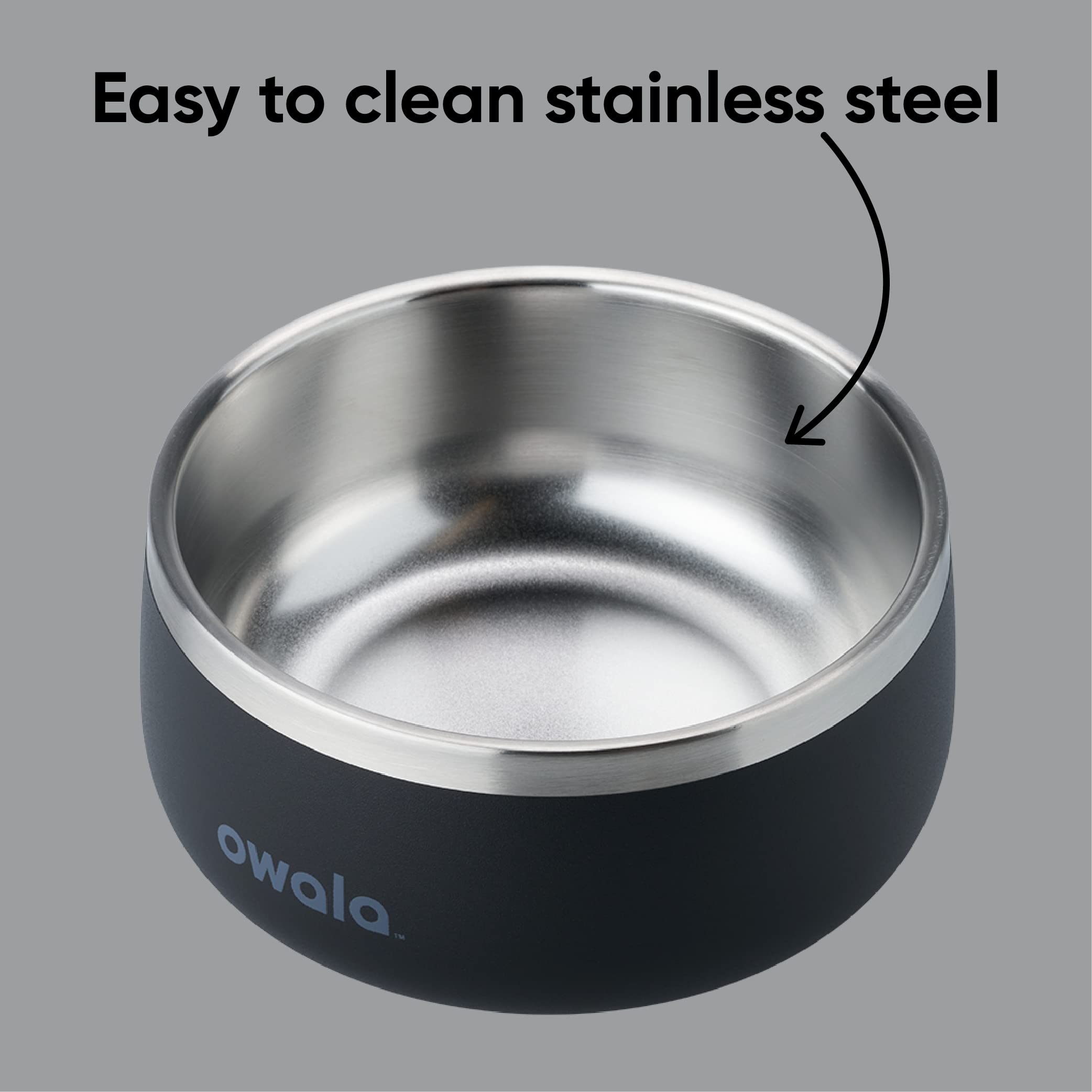 Foto 4 | Cuenco Para Mascotas Owala, De Acero Inoxidable Duradero, 700 Ml, Para Perros Y Gatos - Venta Internacional.