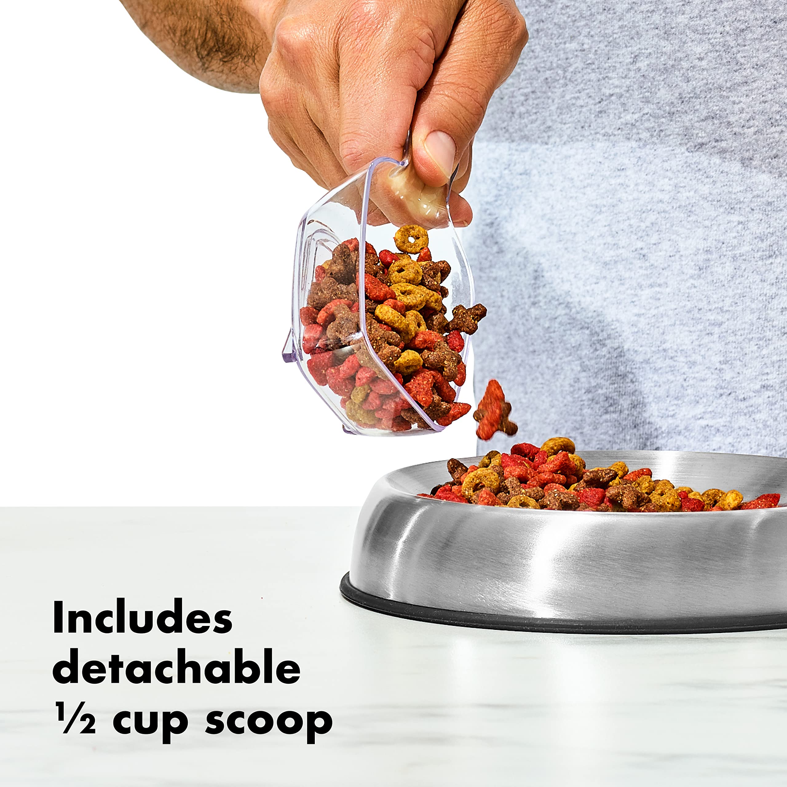 Foto 5 pulgar | Recipiente De Almacenamiento De Alimentos Oxo Good Grips Pet Pop 5.7 L - Venta Internacional.