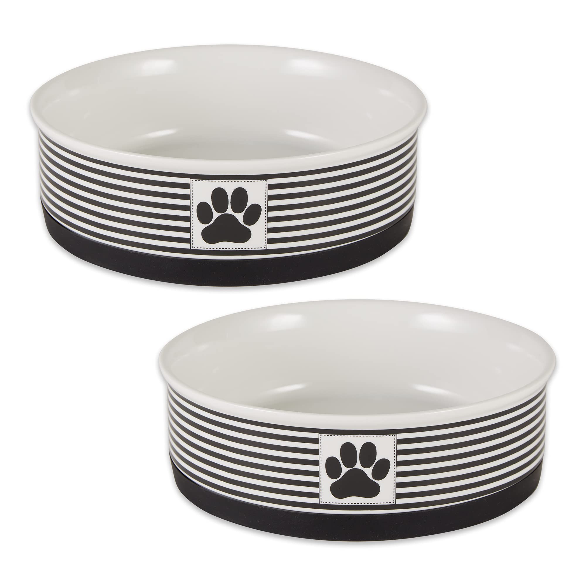 Foto 2 pulgar | Pet Bowls Dii Bone Dry De Cerámica Con Estampado De Patas A Rayas Para Mascotas - Venta Internacional.