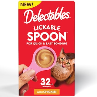 Foto 1 | Cuchara Para Lamer Pollo Hartz New Delectables De Cat Treats, 32 Unidades - Venta Internacional.