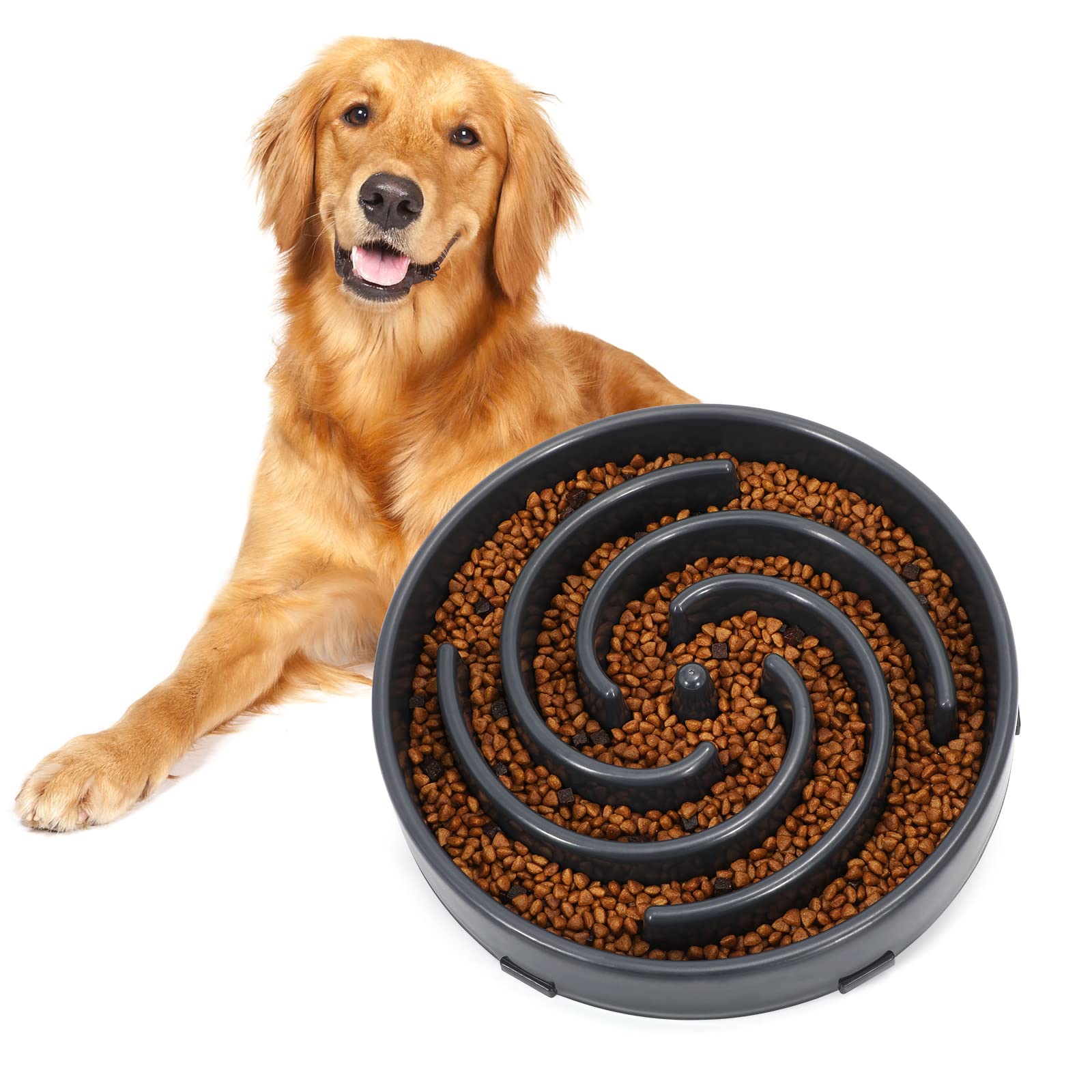 Foto 2 pulgar | Cuenco Para Perros Slow Feeder Whippy, Grande, Para Perros Grandes Y Medianos - Venta Internacional.